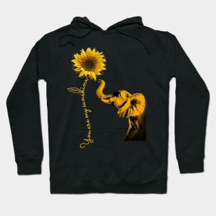 You Are My Sunshine For Elephant Lovers Hoodie